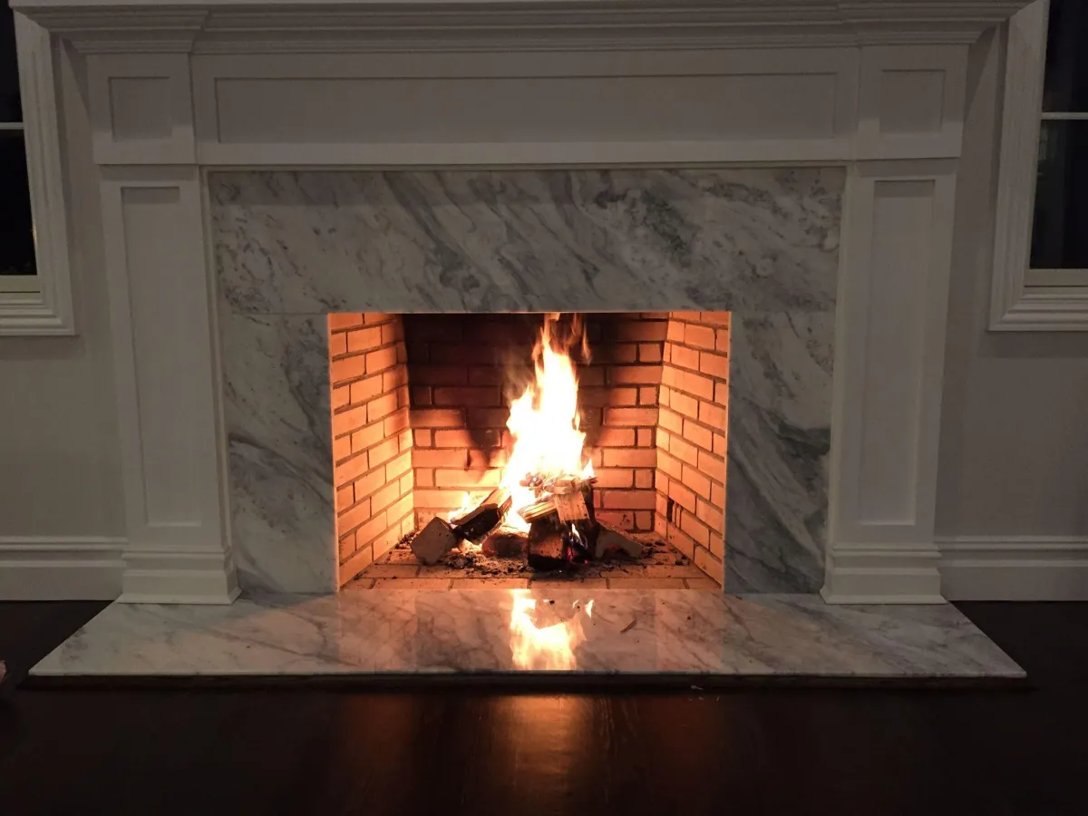 Custom Indoor Fireplace
