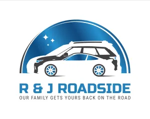 R & J Roadside Logo car and truck