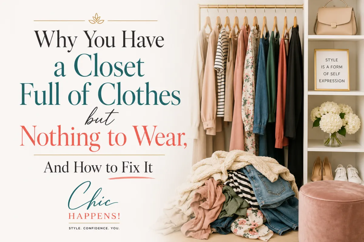 Why You Have a Closet Full of Clothes but Nothing to Wear, And How to Fix It