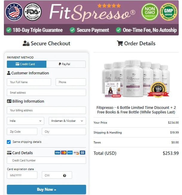 FitSpresso Order Now