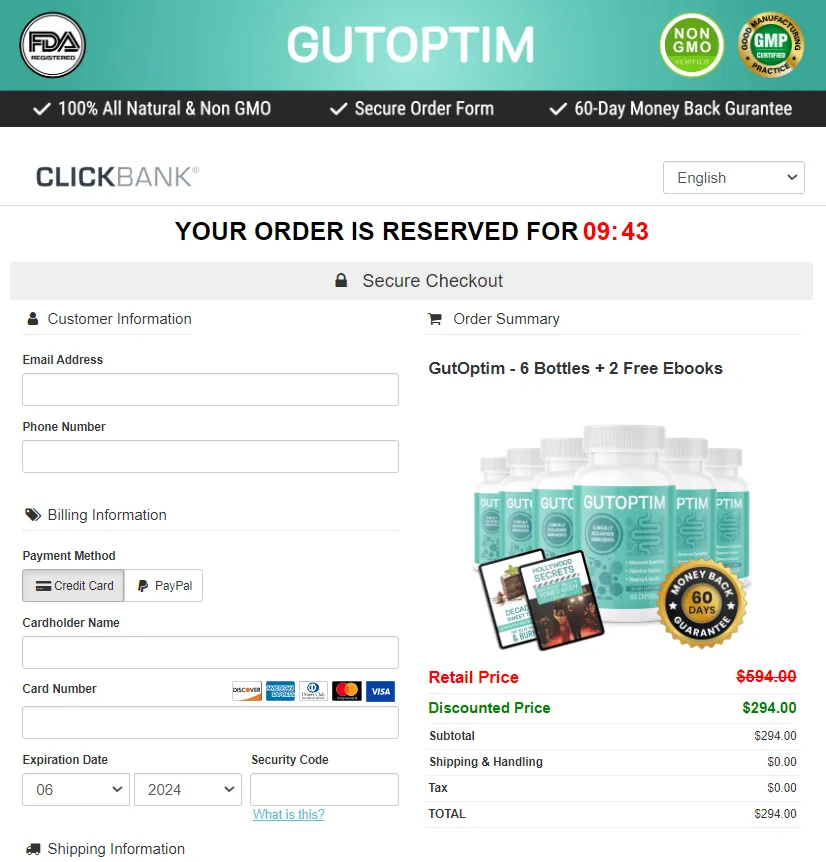 GutOptim Order Now