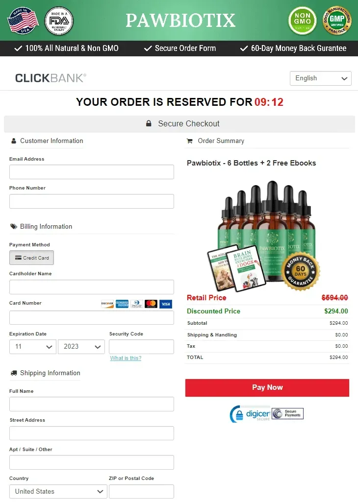 Pawbiotix Order Now