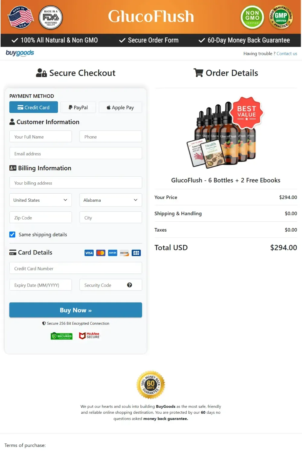 GlucoFlush Order Now