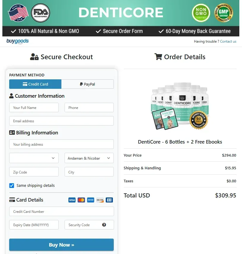 denticore Order Now