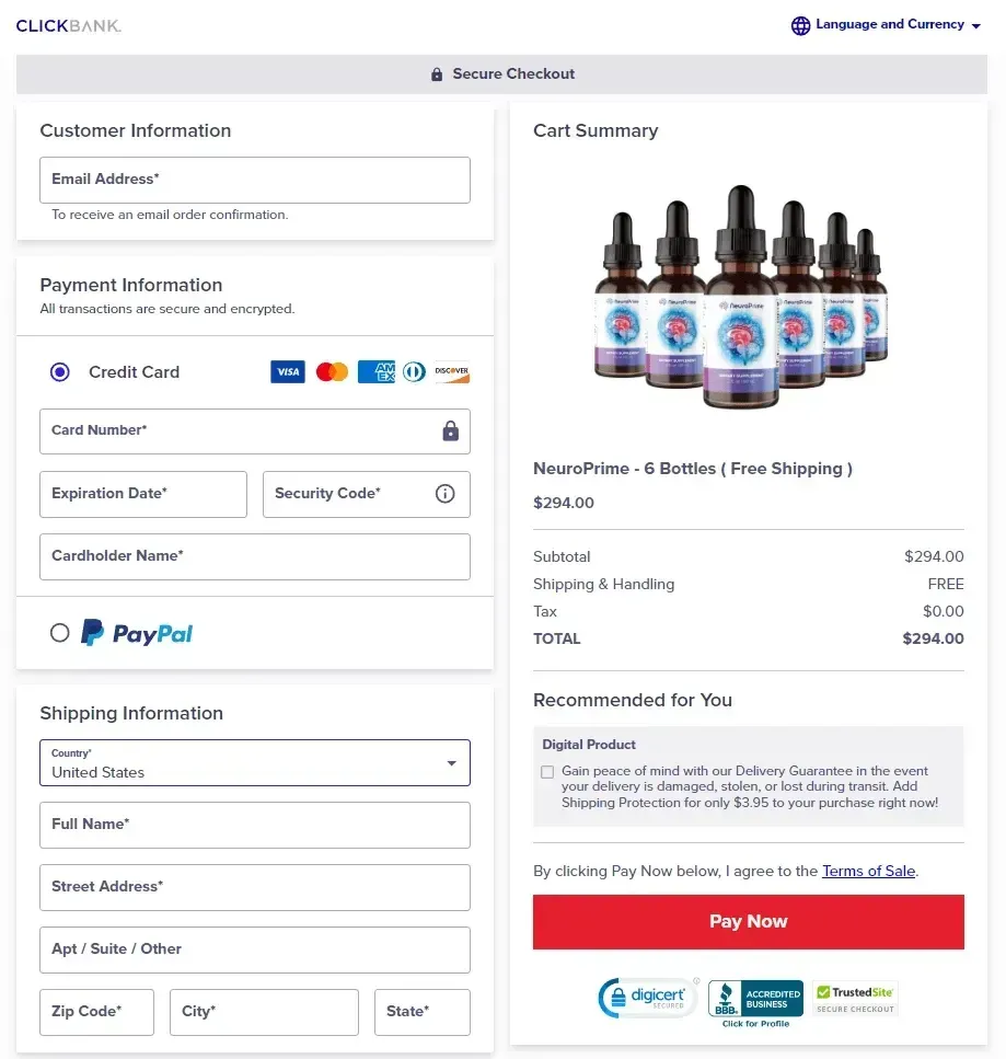 NeuroPrime Order Now