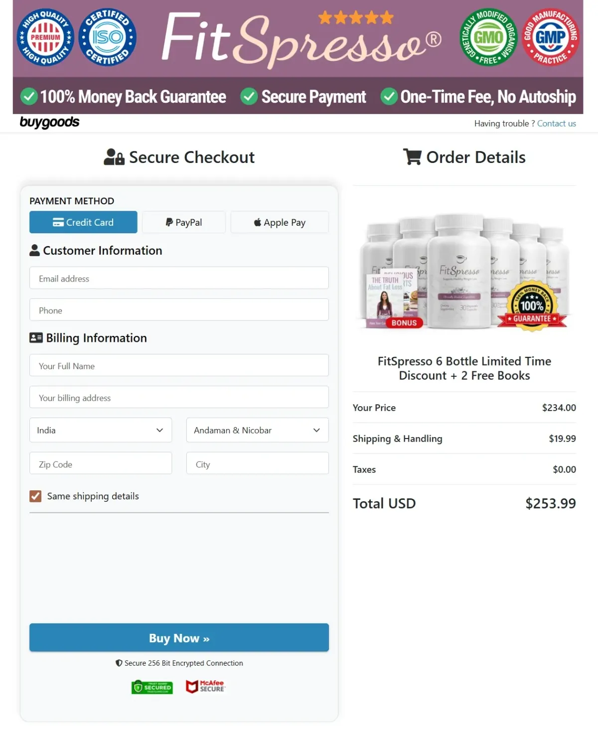 FitSpresso Order Now