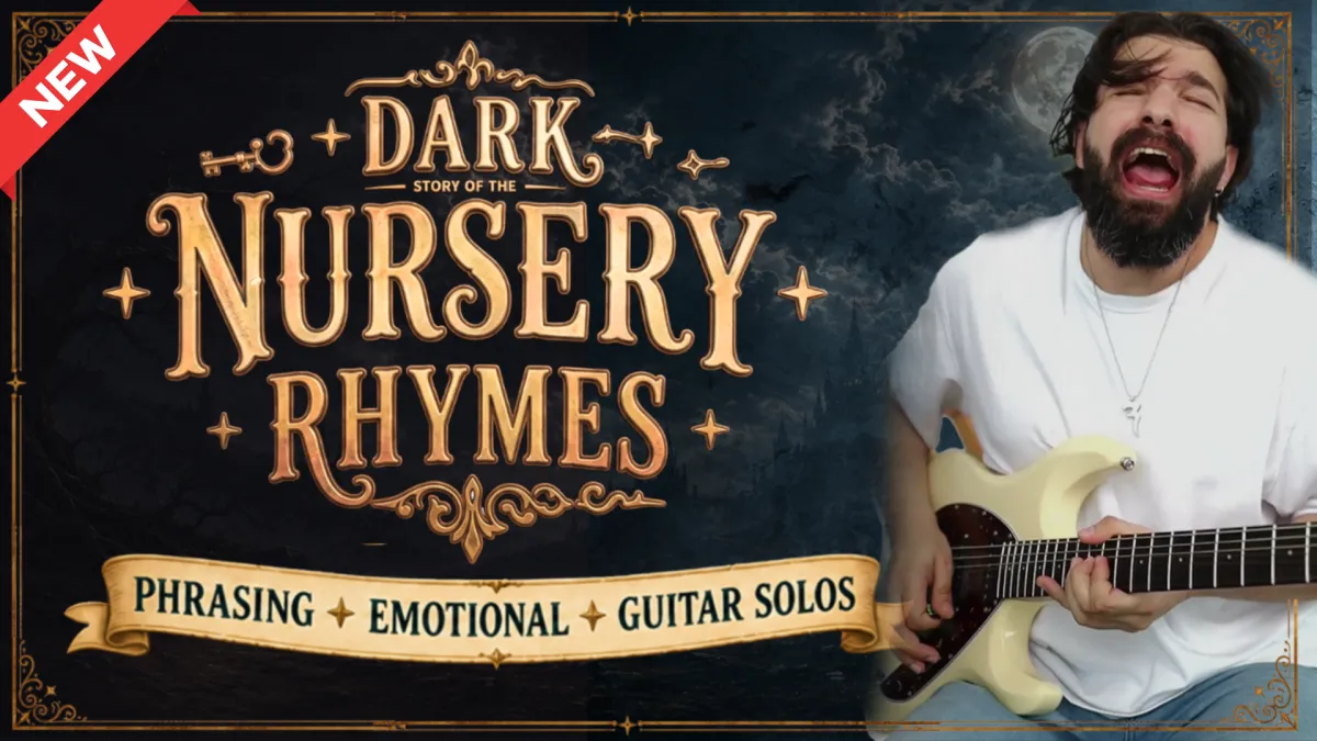 Guitar lesson thumbnail modes mastery