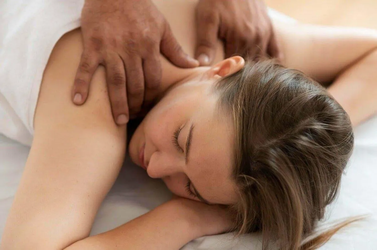 Rückenmassage Frau