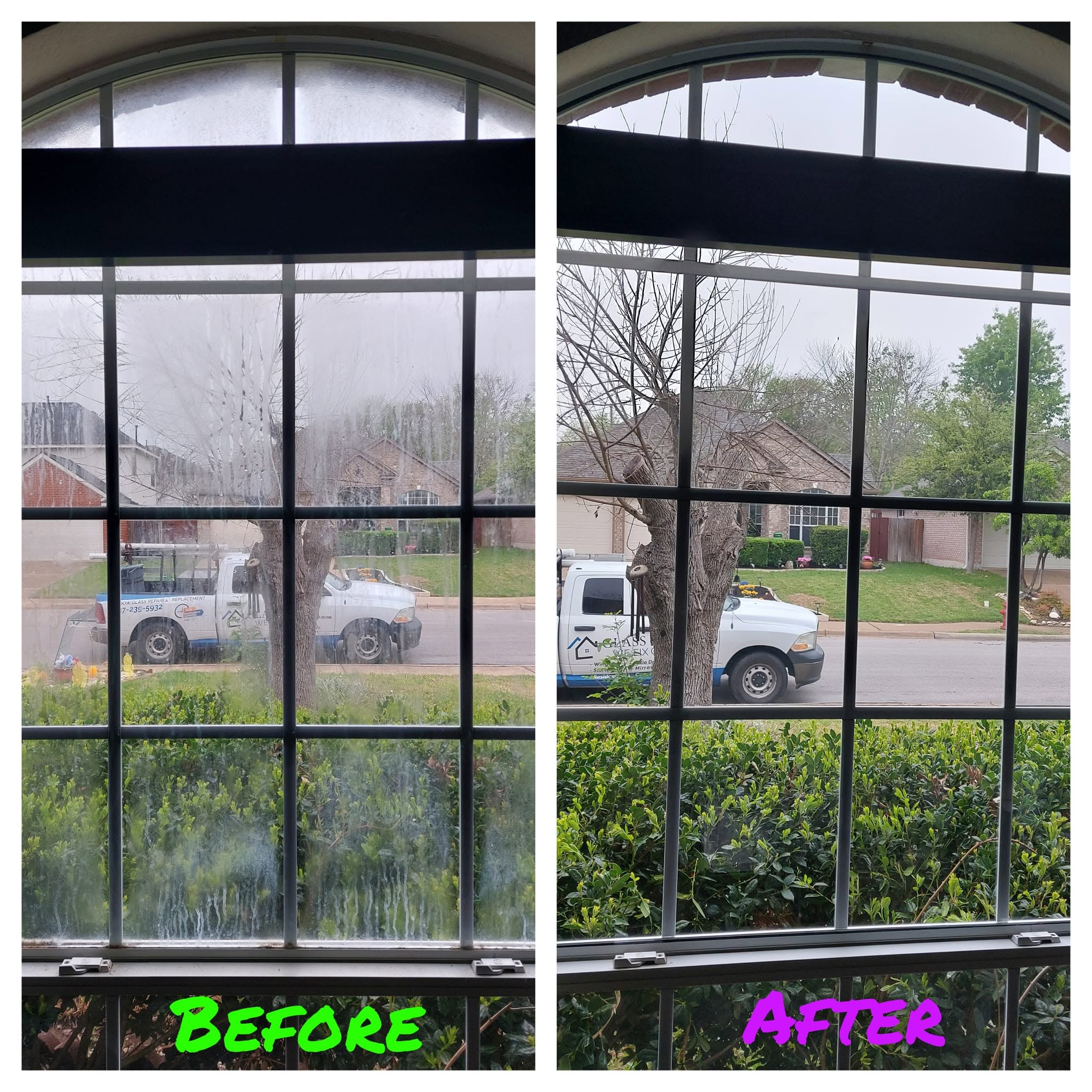 Foggy window repair and moisture removal