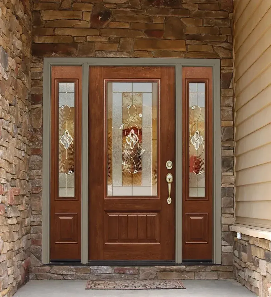 Modern front door replacement in austin texas