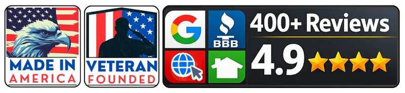 american made bathroom remodel