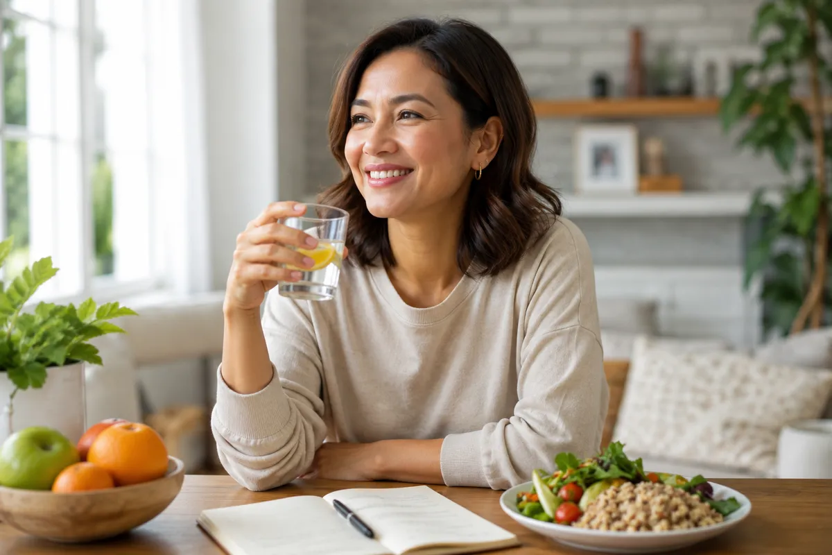Fresh ingredients for simple healthy meals