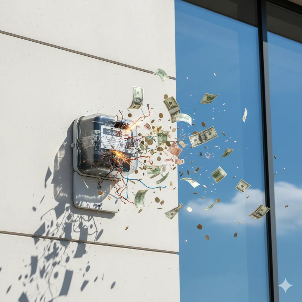 Daily energy cost losses from facility overpayments and billing errors