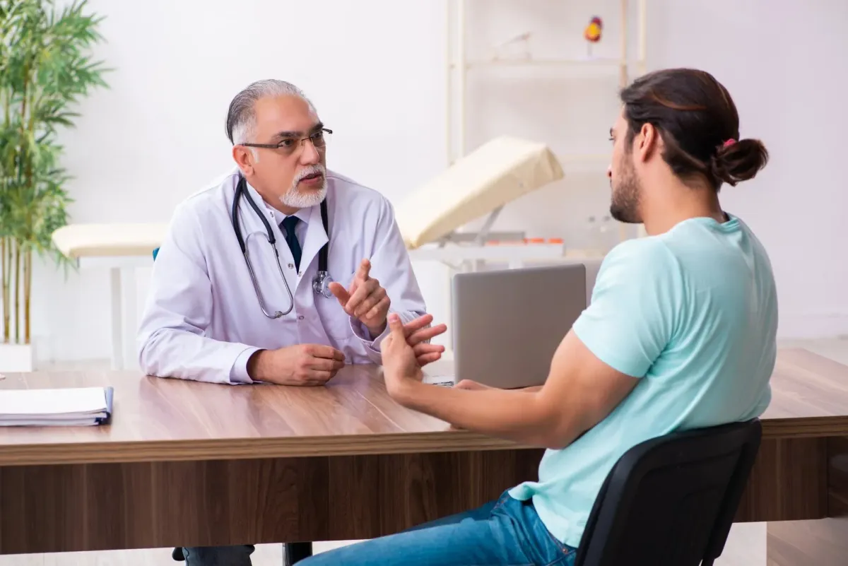 Doctor consulting a patient about ADHD diagnosis and treatment options at Medivira