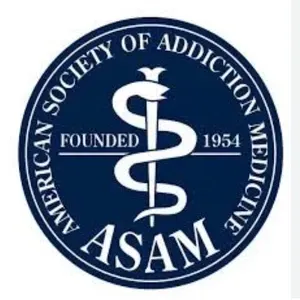 ASAM American Society of Addiction Medicine member logo — Dr. Saleha Jafar MD, Addiction Medicine physician at MEDIVIRA Frisco TX