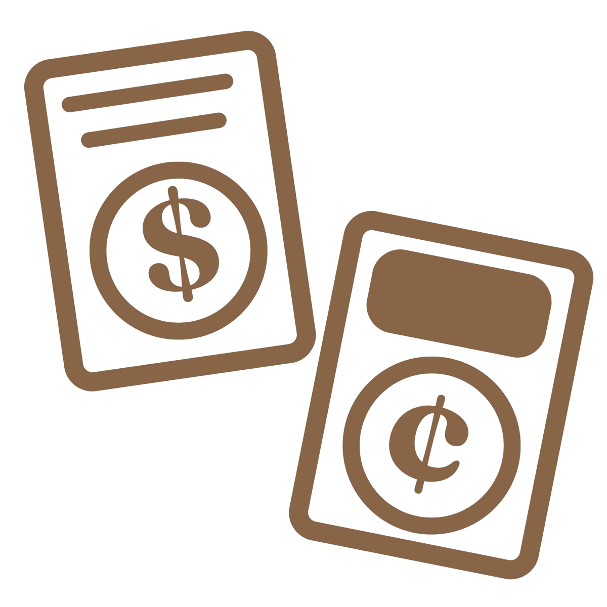 collecable coin in protective case icon