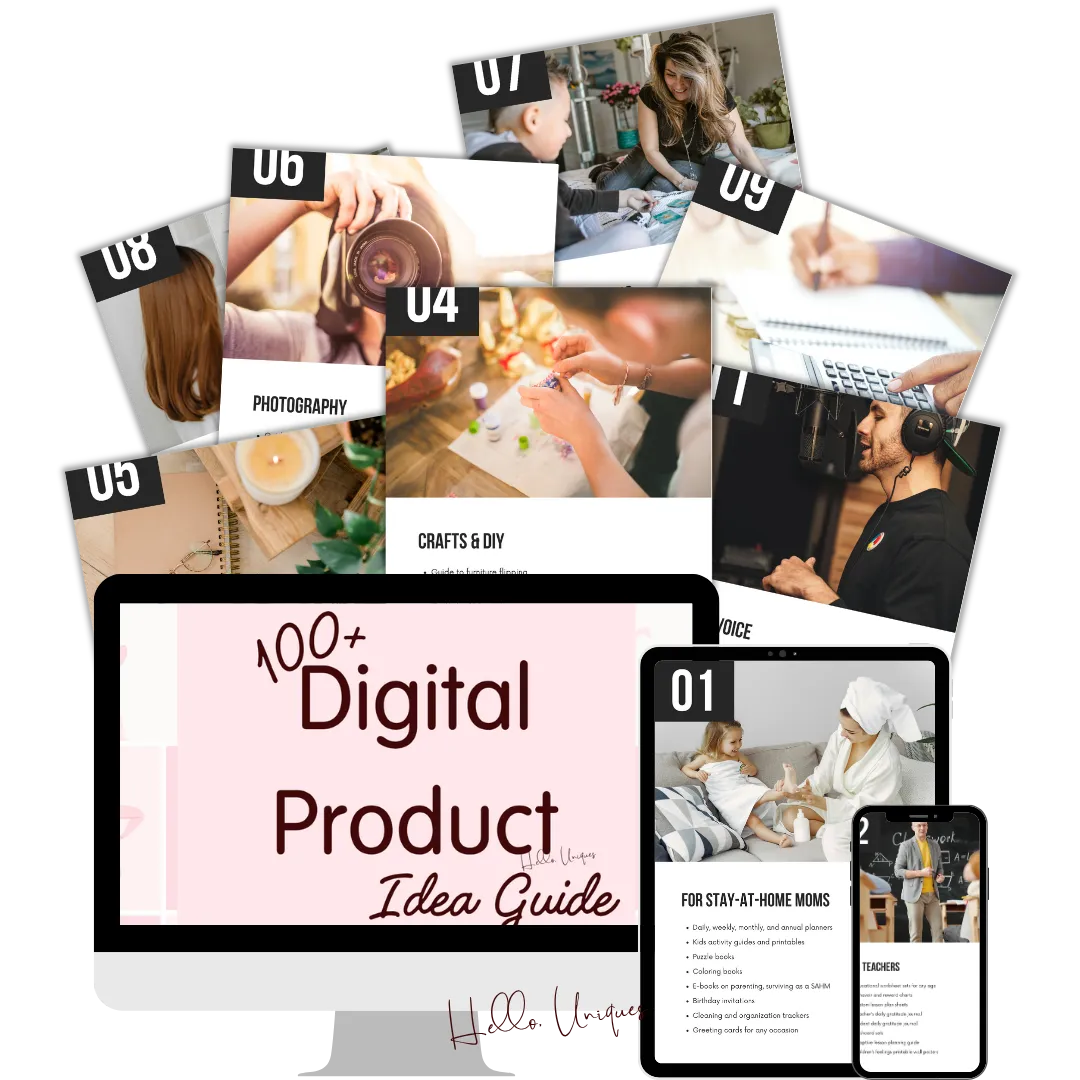 Digital freedom business mockup showing laptop with online income dashboard and happy entrepreneur working remotely