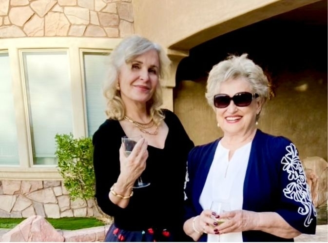 Dr. Pamela Donnelly with donor and friend of AAI, Roni Noble.