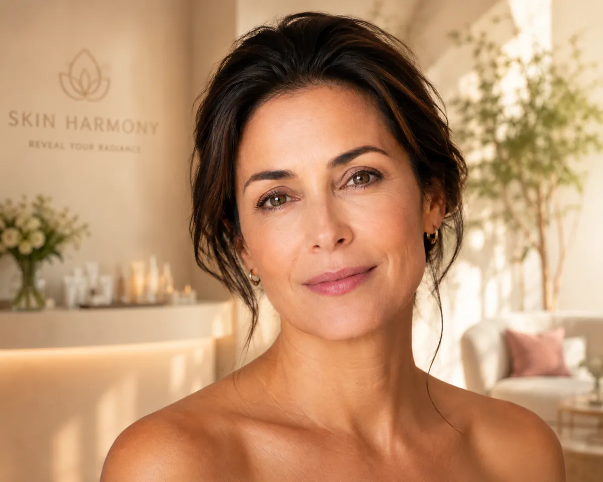 Person receiving holistic skin and wellness treatment