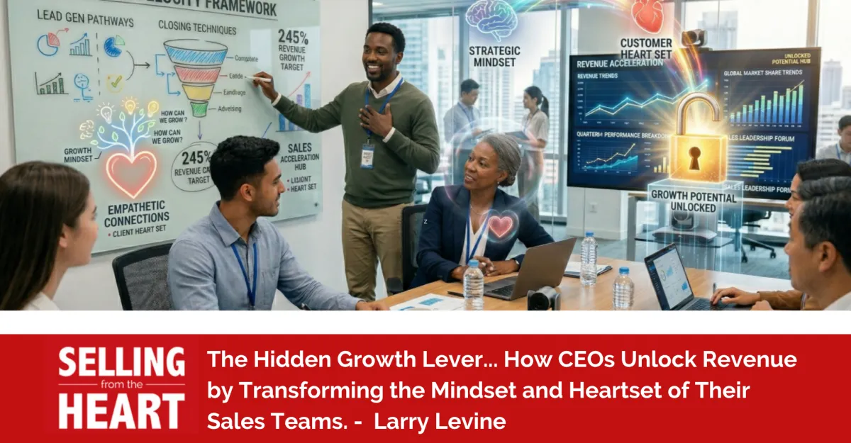 The Hidden Growth Lever... How CEOs Unlock Revenue by Transforming the Mindset and Heartset of Their Sales Teams.
