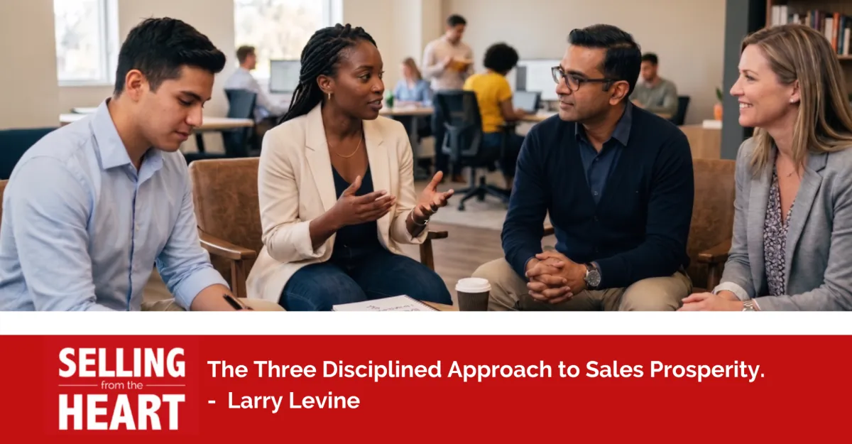 The Three Disciplined Approach to Sales Prosperity.