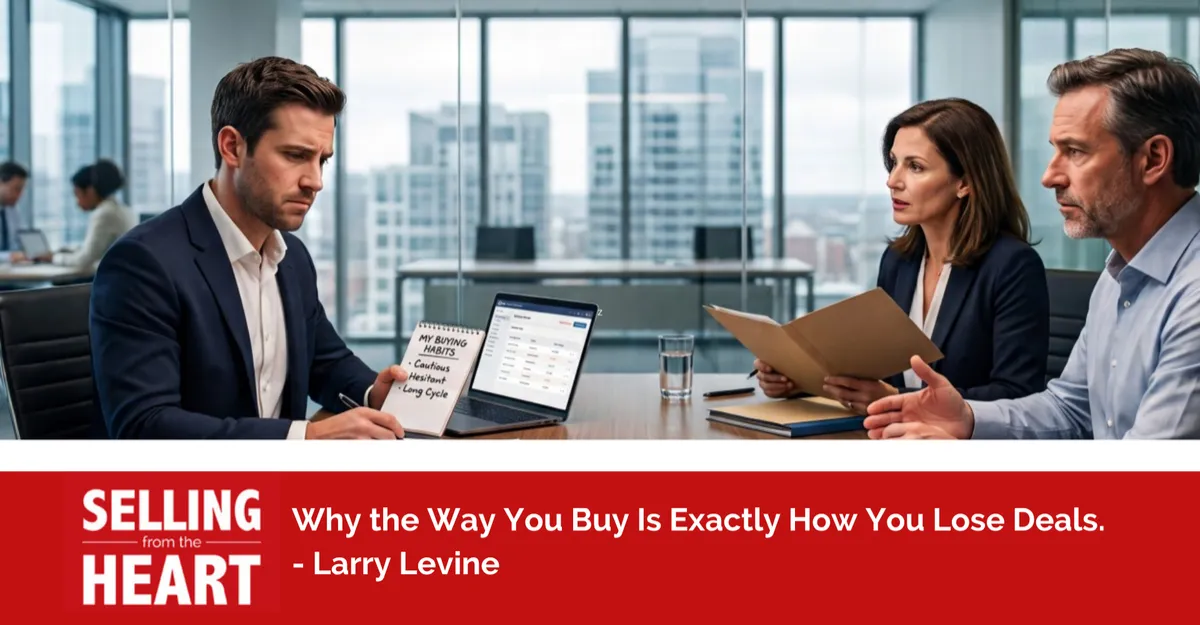 Why the Way You Buy Is Exactly How You Lose Deals.