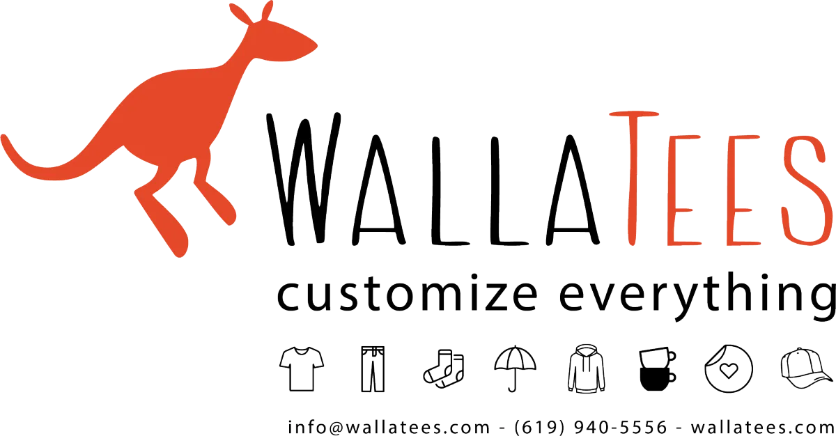 WallaTees Logo custom apparel