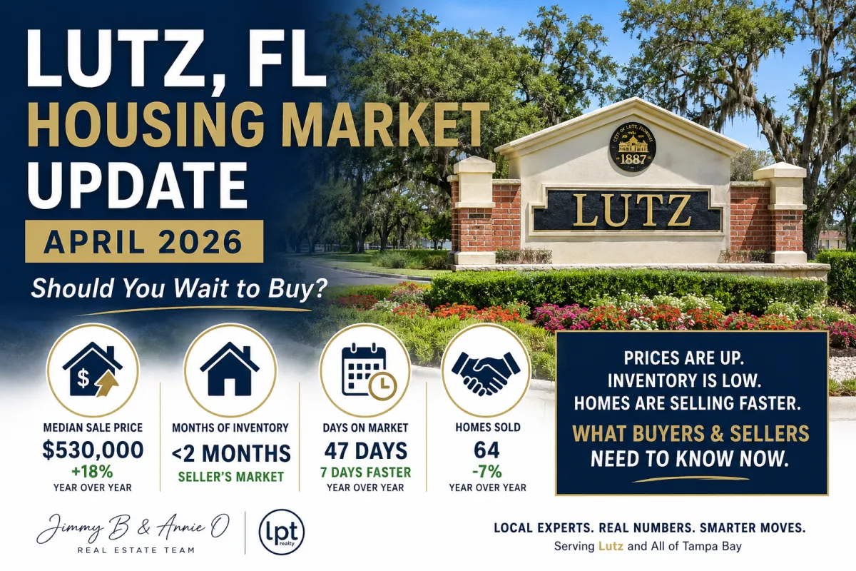 Lutz FL Housing Market Update April 2026 | Should You Wait?
