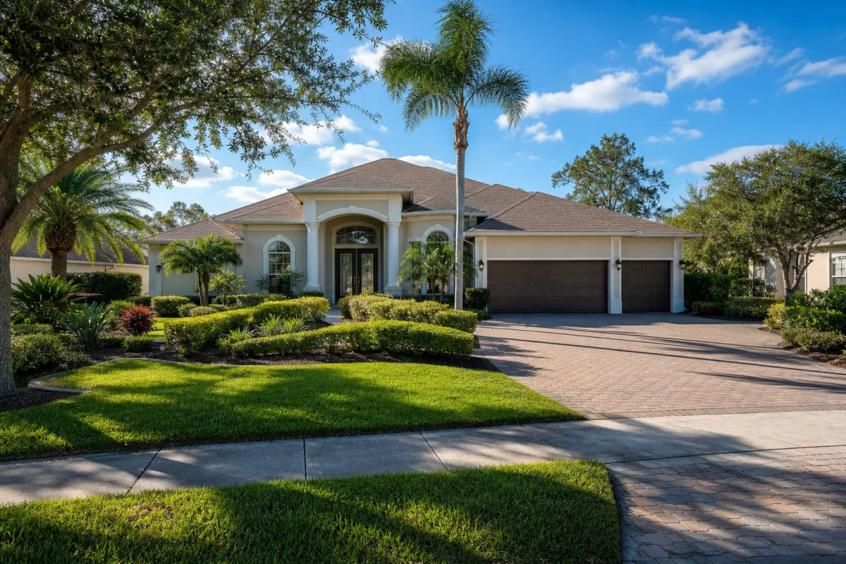 exterior photo of a Tampa residential home on a sunny day