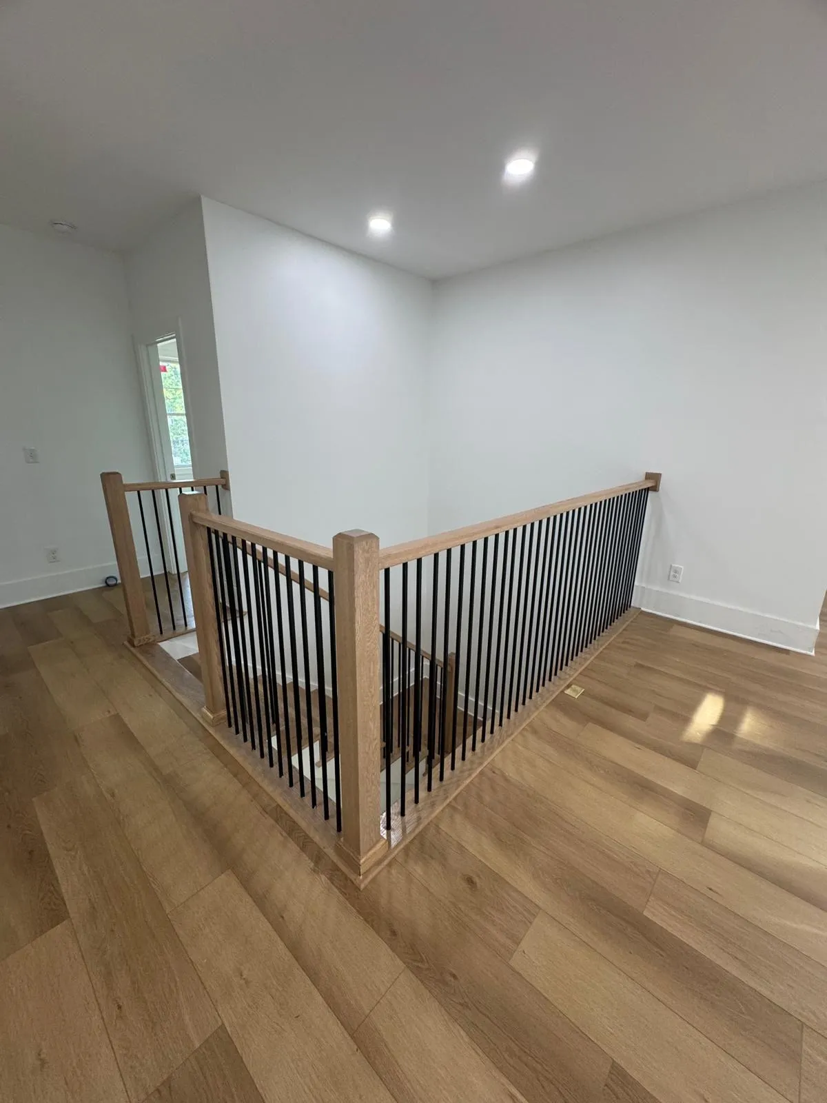 brown and white wooden floor