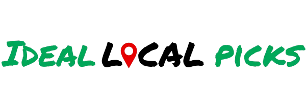 Ideal Local Picks Brand Logo with text of "Ideal Local Picks" and a local search pin.