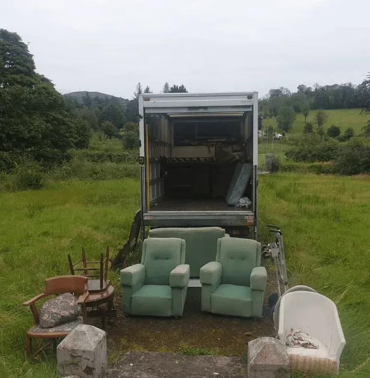 Quick Fix Removals van on nationwide removal job across Ireland