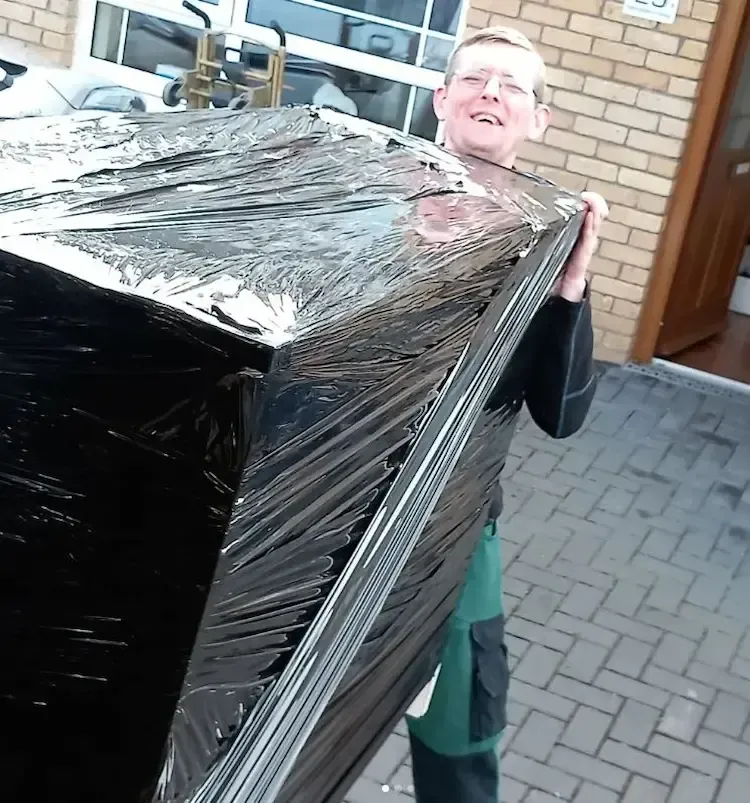 Quick Fix Removals packed boxes and furniture wrapped ready for moving day Dublin