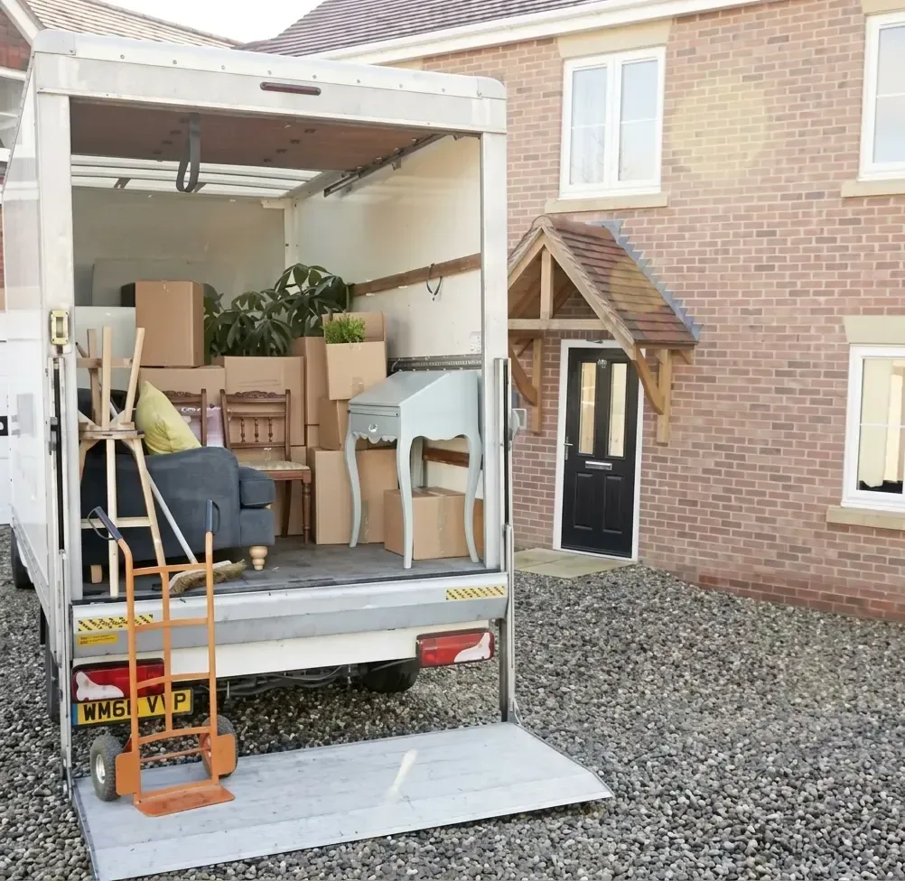 Quick Fix Removals team loading furniture van for house move Dublin