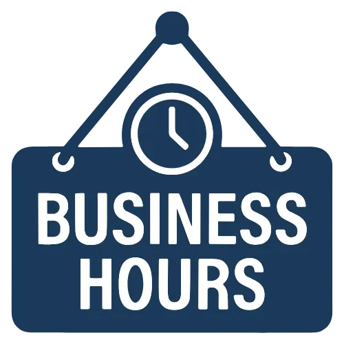 Opening hours icon — Quick Fix Removals Monday to Sunday