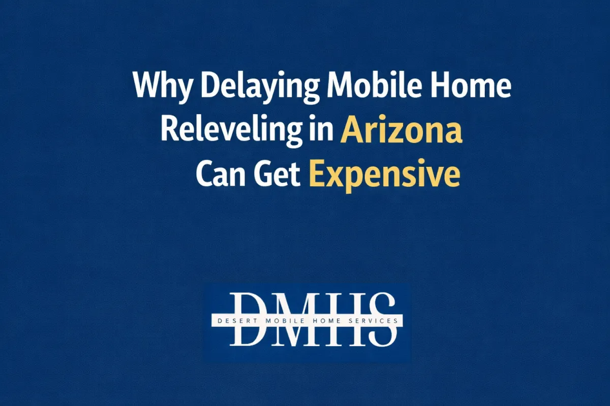 Why Delaying Mobile Home Releveling in Arizona Can Get Expensive