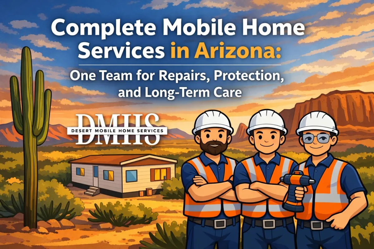 Complete Mobile Home Services in Arizona: One Team for Repairs, Protection, and Long-Term Care