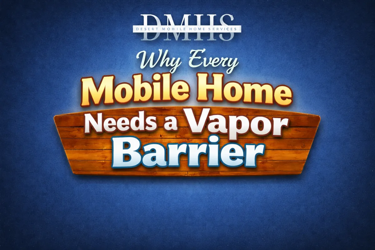 Why Every Mobile Home Needs a Vapor Barrier
