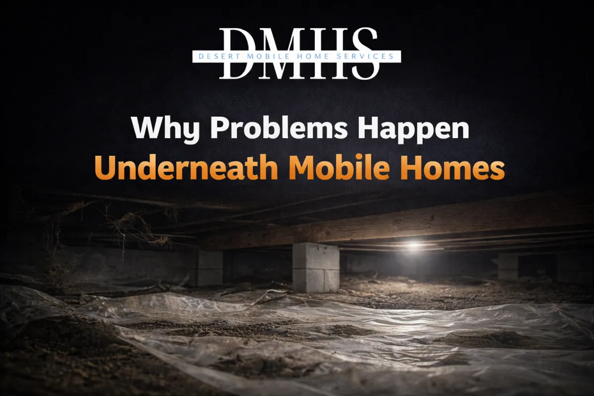 Why Problems Happen Underneath Mobile Homes