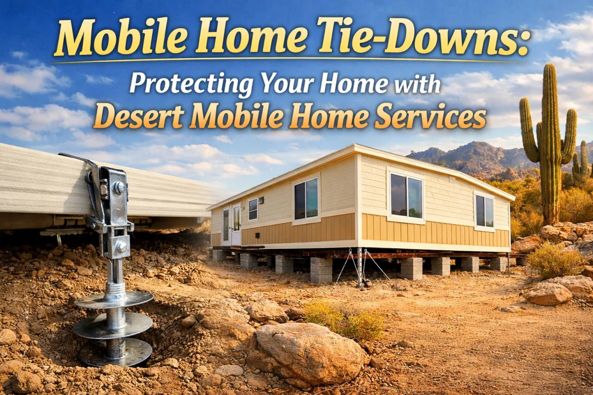 Mobile Home Tie-Downs: Protecting Your Home with Desert Mobile Home Services