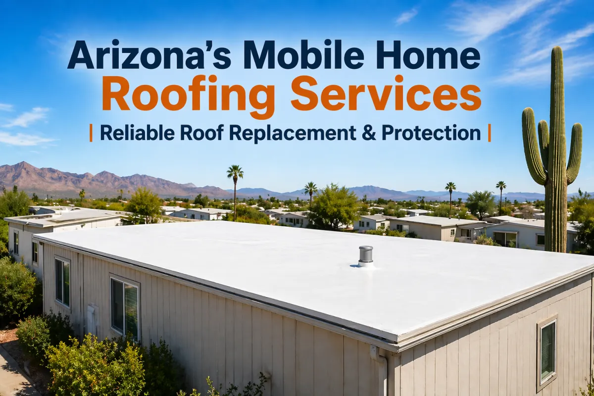 Arizona's Mobile Home Roofing Services | Reliable Roof Replacement & Protection