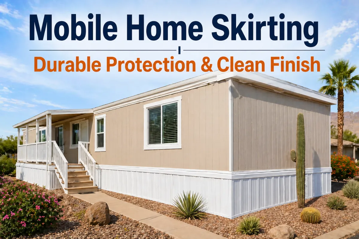 Mobile Home Skirting | Durable Protection & Clean Finish