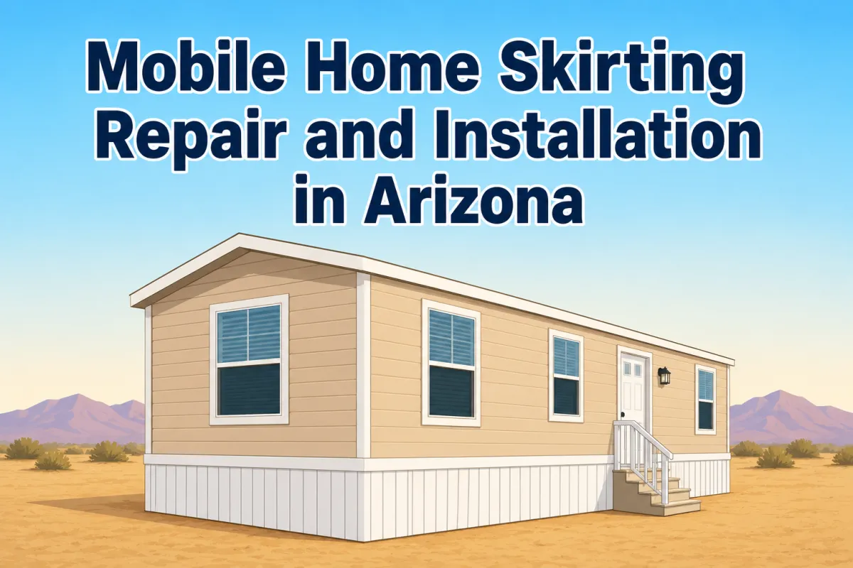 Mobile Home Skirting Repair and Installation in Arizona