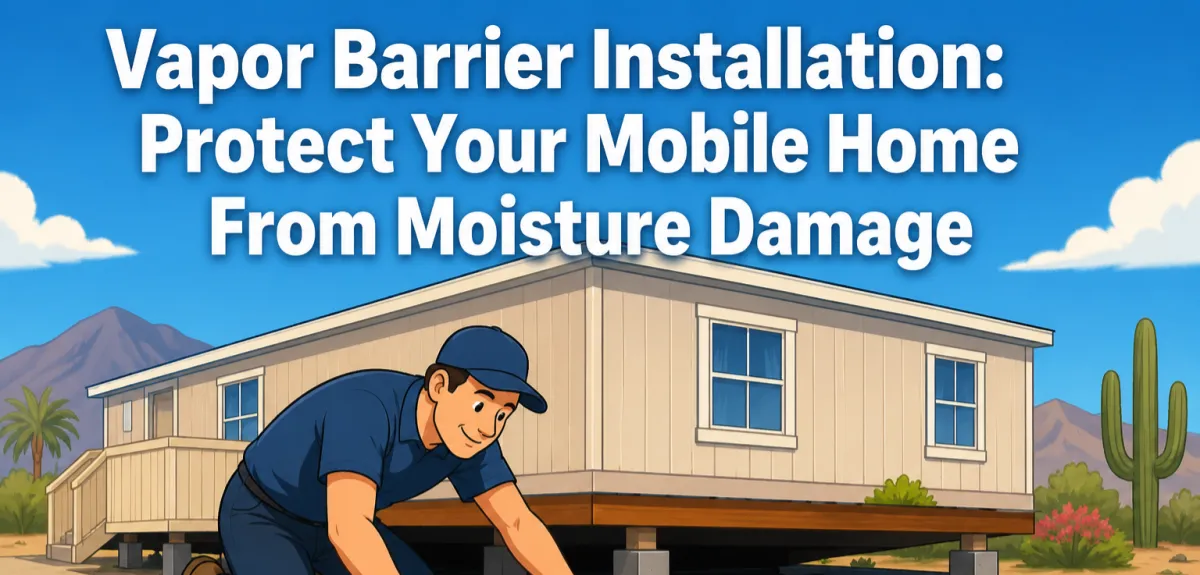 Vapor Barrier Installation: Protect Your Mobile Home From Moisture Damage