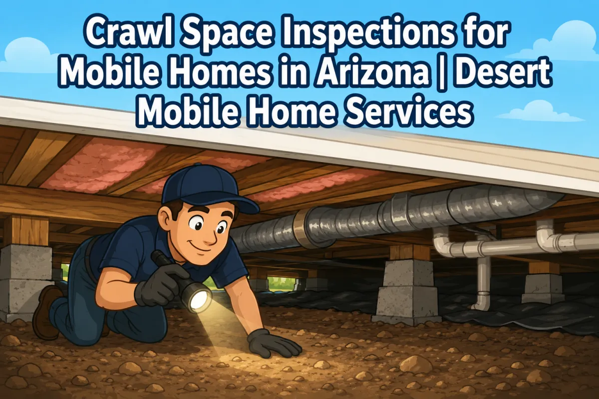 Crawl Space Inspections for Mobile Homes in Arizona | Desert Mobile Home Services