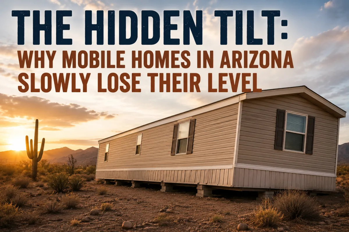 Why Mobile Homes in Arizona Slowly Lose Their Level