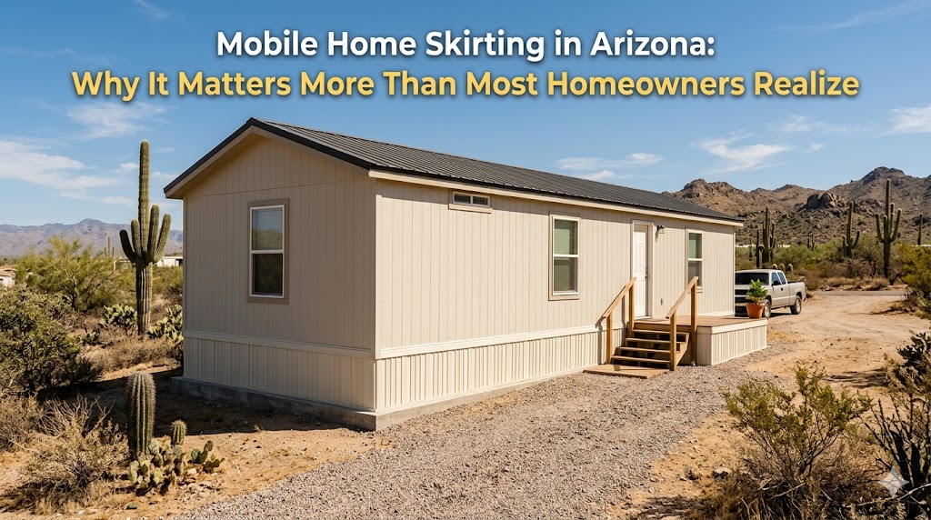 Mobile Home Skirting in Arizona: Why It Matters More Than Most Homeowners Realize