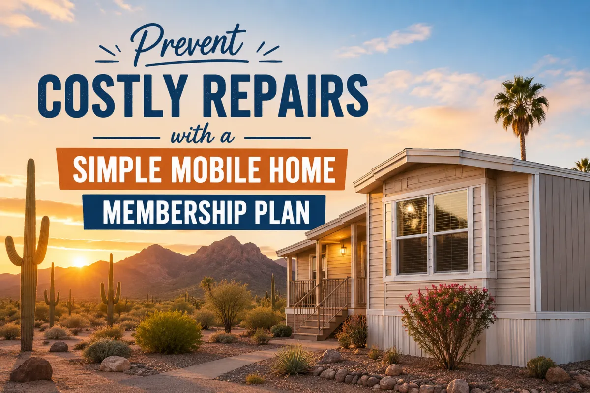 Why a Mobile Home Membership Plan Is One of the Smartest Ways to Protect Your Home in Arizona