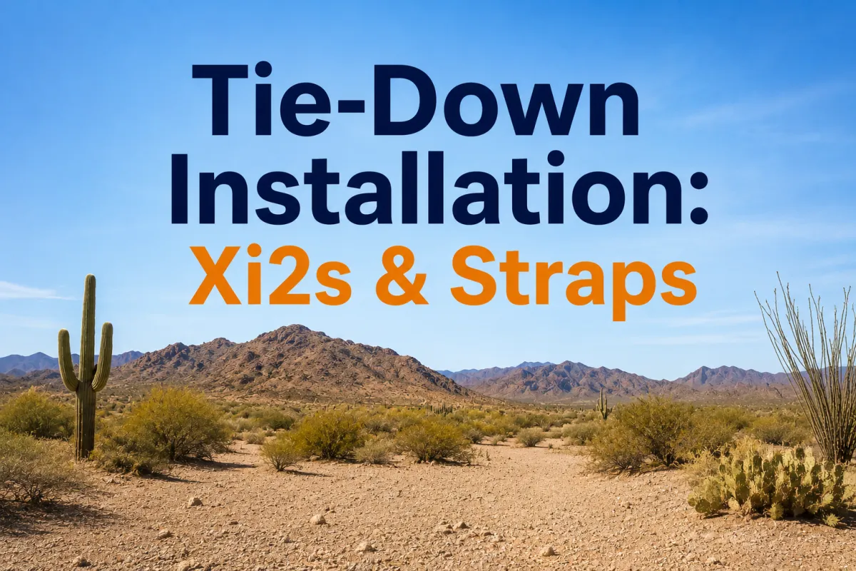 Tie-Down Installation: Xi2s & Straps