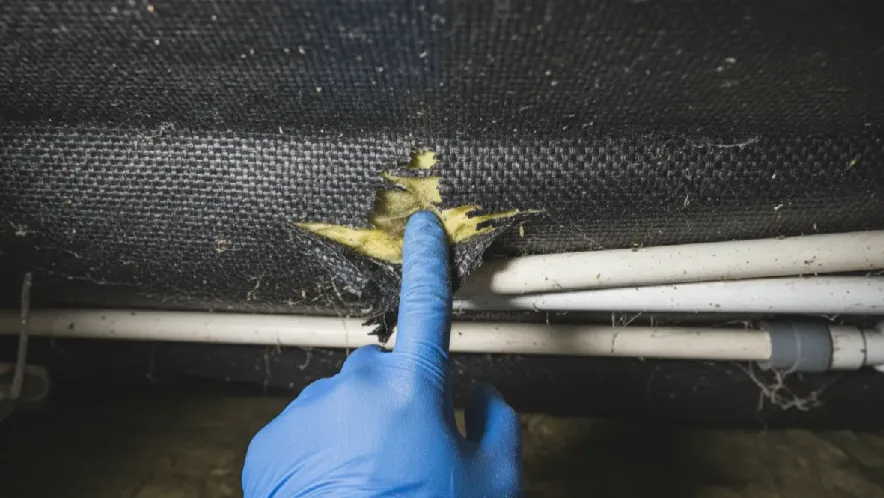 Mobile Home Underbelly Inspection 